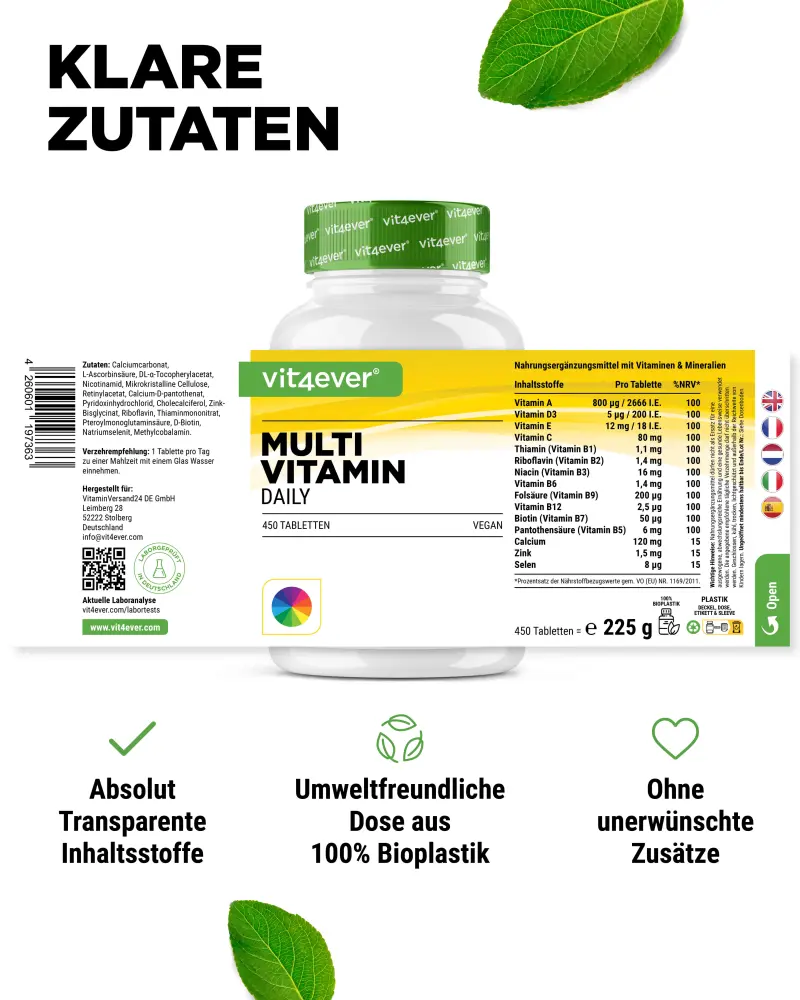 Multivitamin Daily (450 Tabl.)