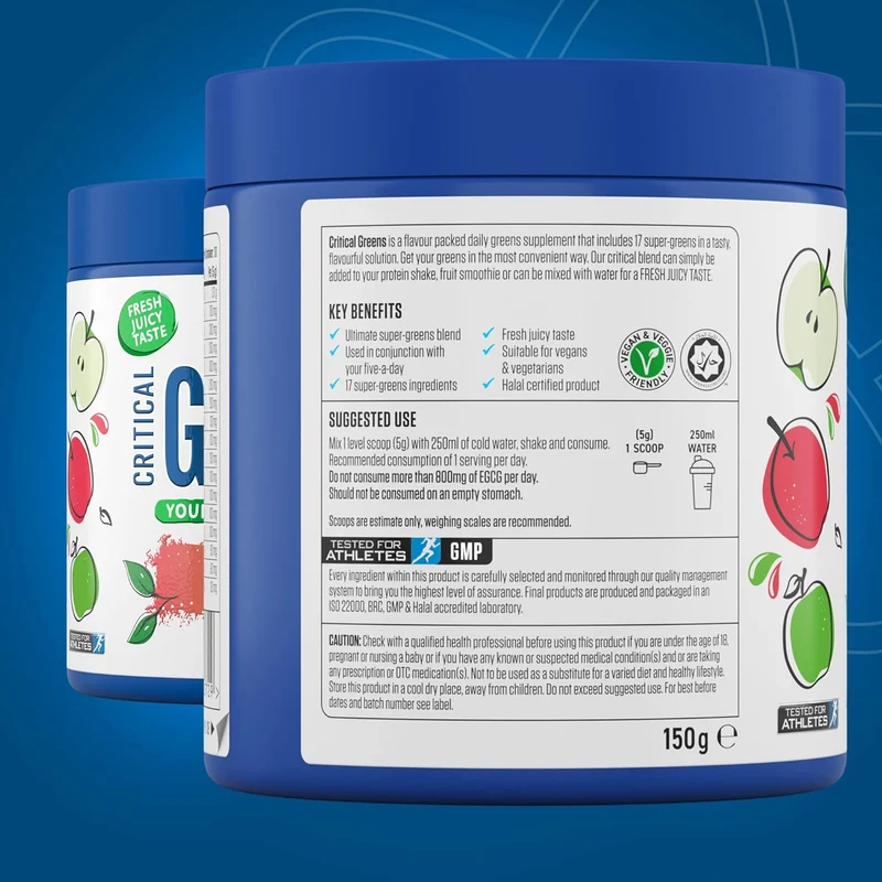 Critical Greens von Applied Nutrition (150g)