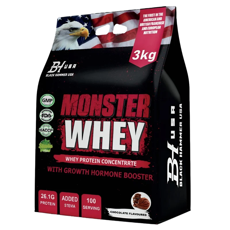 2 Pack - Monster Whey 3KG + Free Fibo Ticket