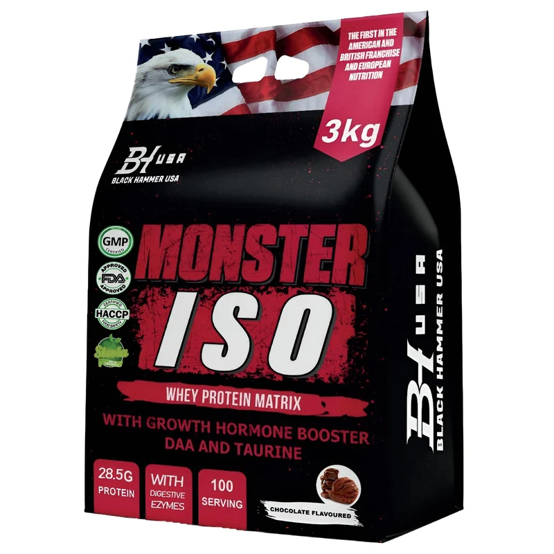 2× Monster ISO Chocolate + EAAs Power 620g