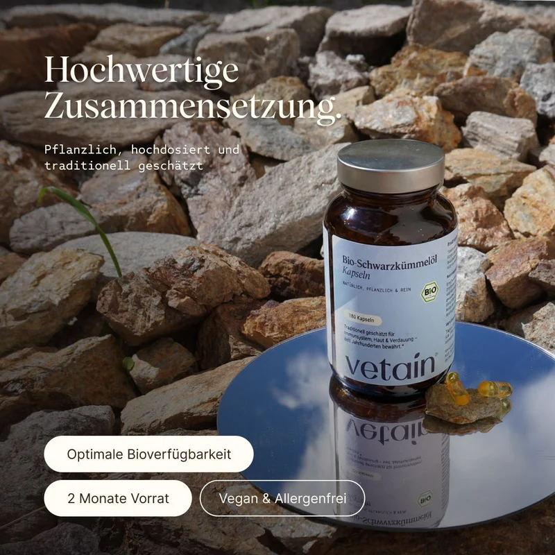 Bio-Schwarzkümmelöl (180 Kapseln)