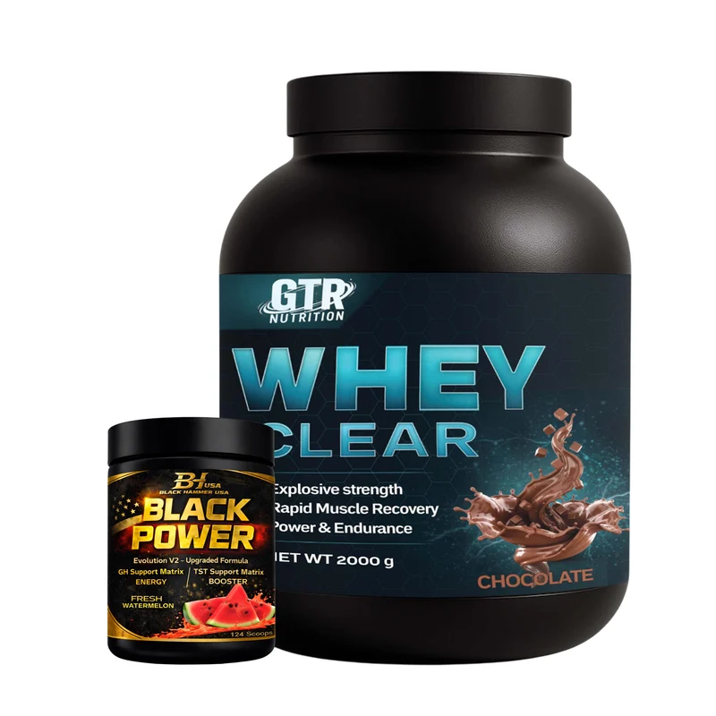 24H DEAL | Whey Clear 2KG + FREE Black Power Watermelon