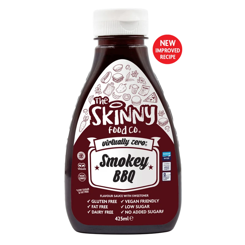 Smokey BBQ Virtually Zero© Calorie Skinny Sauce – 425 ml