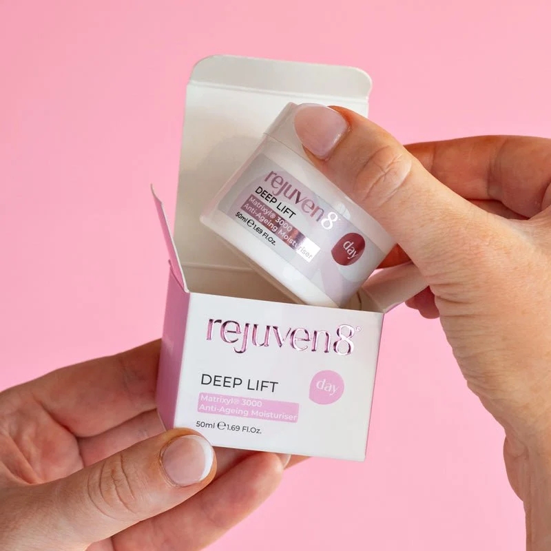 (Abverkauf, Mindesthaltbarkeitsdatum überschritten: 26. September) Rejuven8 Deep Lift Tagescreme – 50 ml