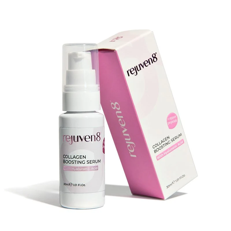 (Abverkauf, Mindesthaltbarkeitsdatum überschritten: 26. September) Rejuven8 Kollagen-Boosting-Serum mit Hyaluronsäure – 30 ml