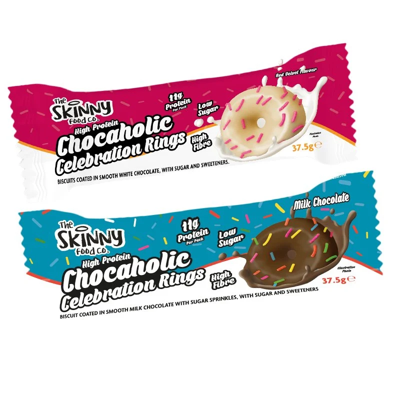 Skinny Chocaholic High Protein Celebration Rings (11 g Protein pro Packung) 37.5 g