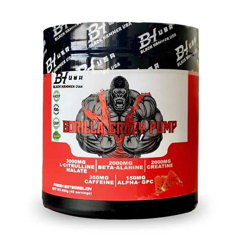 BHN GORILLA Crazy Pump Pre-Workout