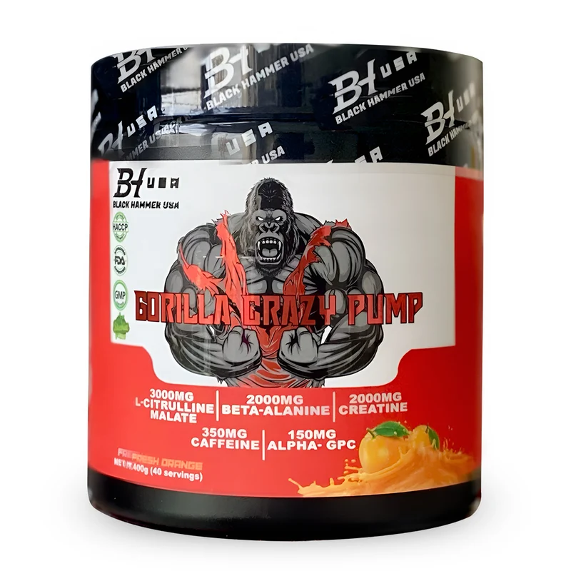 BHN GORILLA Crazy Pump Pre-Workout