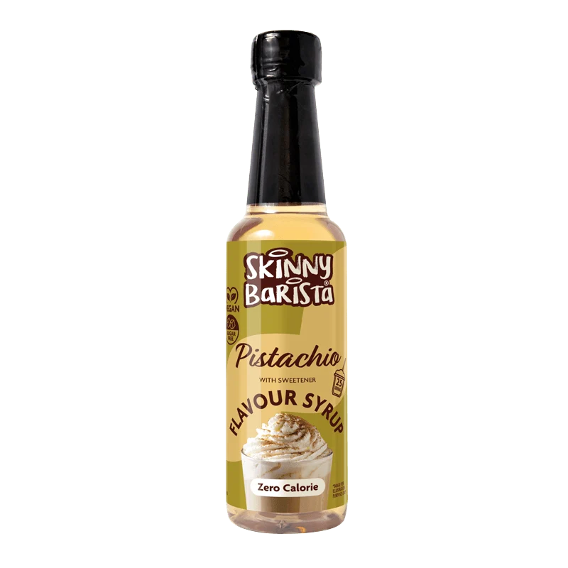 Skinny Barista Pistaziensirup – Kalorienfreier, zuckerfreier Skinny-Kaffeesirup – 250 ml – LIMITIERTE EDITION