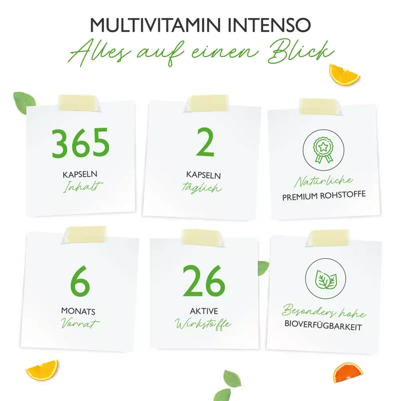 Multivitamin Intenso (365 Kapseln)
