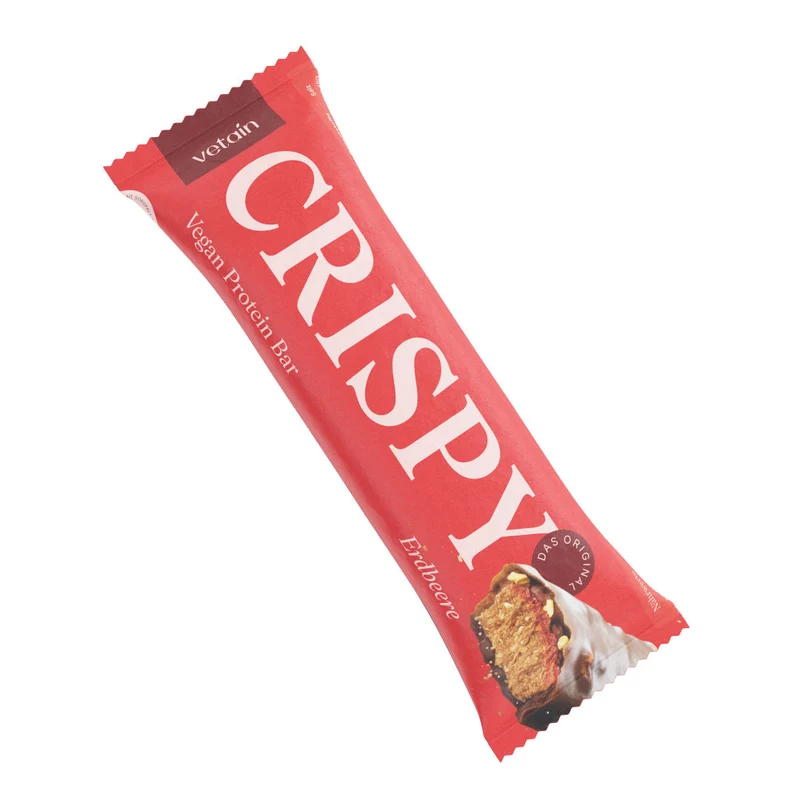 CRISPY Vegan Protein Bar - Erdbeere