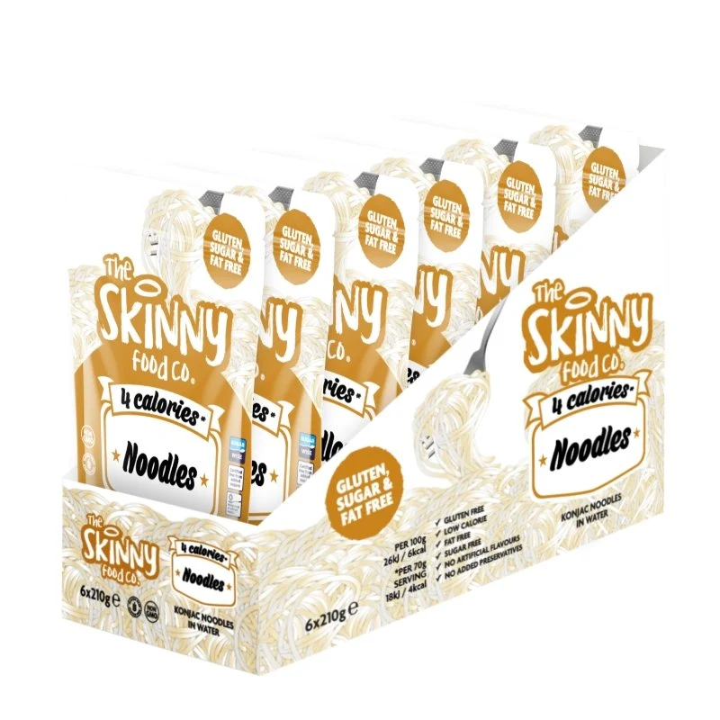 4 Kalorien Shirataki dünne Nudeln - (6 x 210 g Kiste)