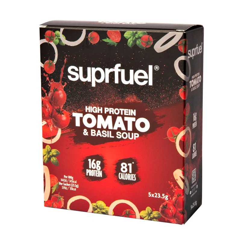 Suprfuel High Protein Tomaten-Basilikum-Suppe (5 Mahlzeiten) 120g