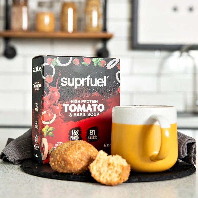 Suprfuel High Protein Tomaten-Basilikum-Suppe (5 Mahlzeiten) 120g