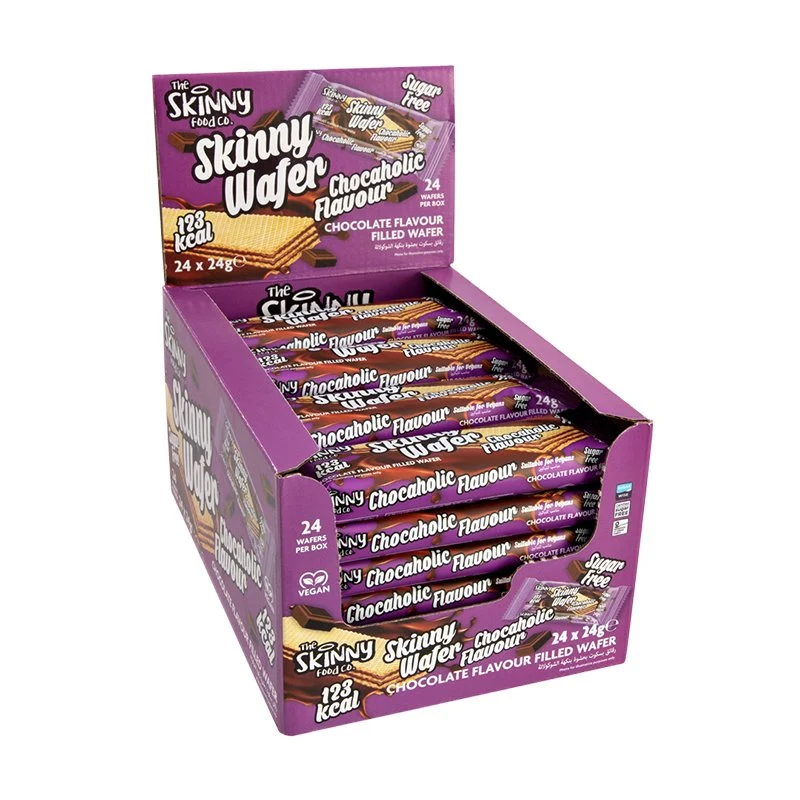 Chocaholic Skinny Wafer Karton 575g (24g x 24 Einheiten)