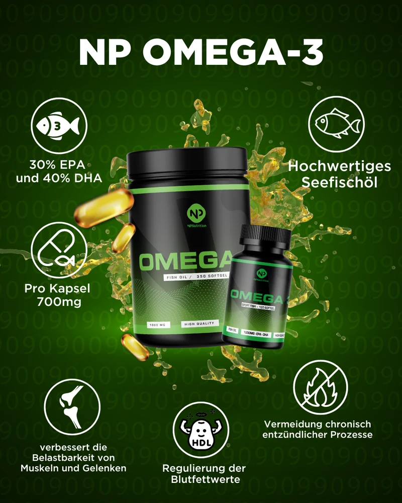 NP Nutrition - Omega 3 Softgels (350Kapseln)