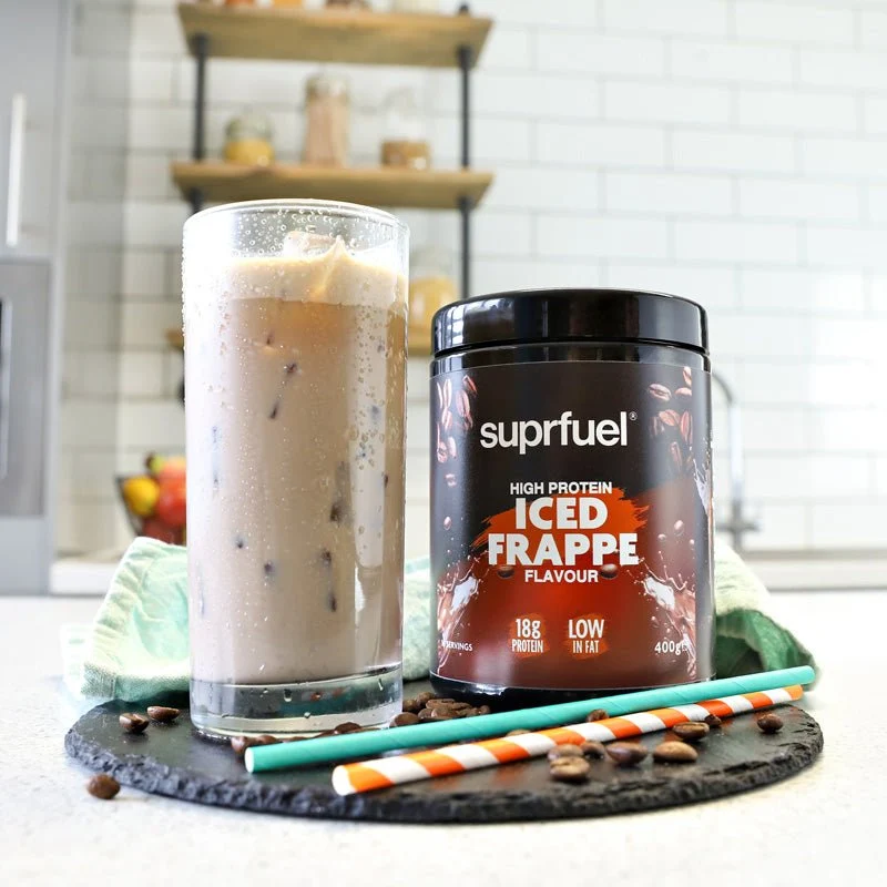 Suprfuel - High Protein Iced Frappe (18 g Protein pro Portion) 400 g