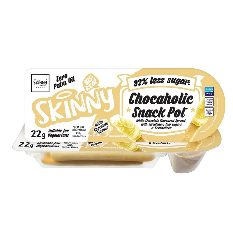 Weißer Chocolate Skinny Chocaholic Snack Pot – 22g