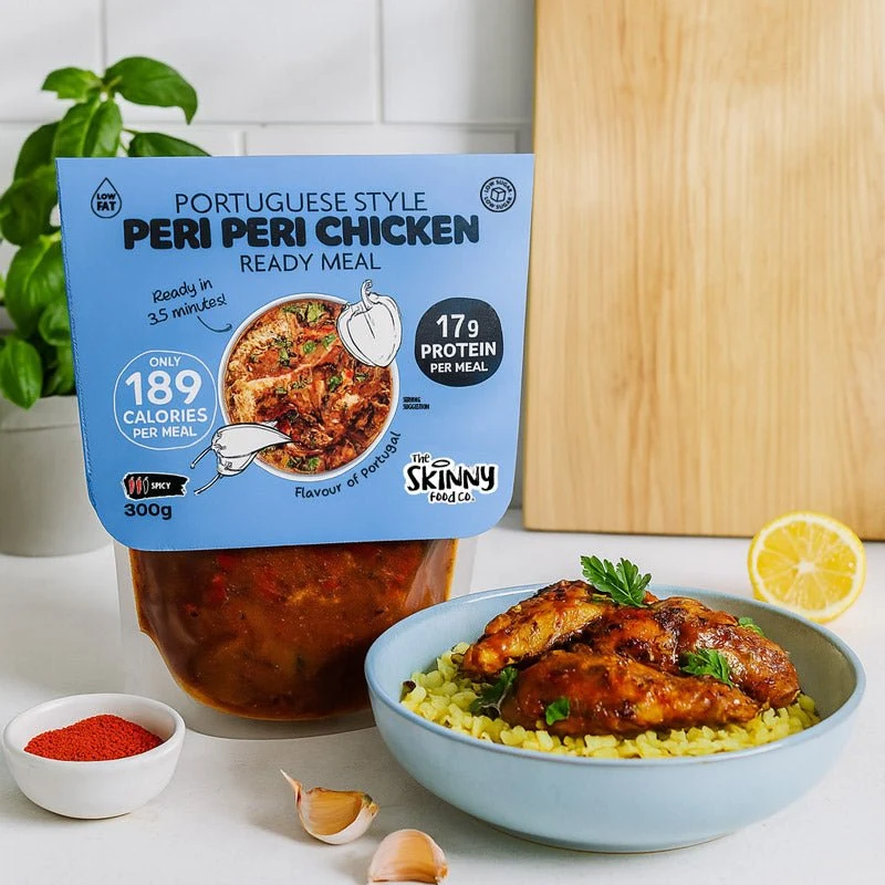 20 x Mageres portugiesisches Peri-Peri-Hähnchen, 189 Kalorien, Fertiggericht – 300 g