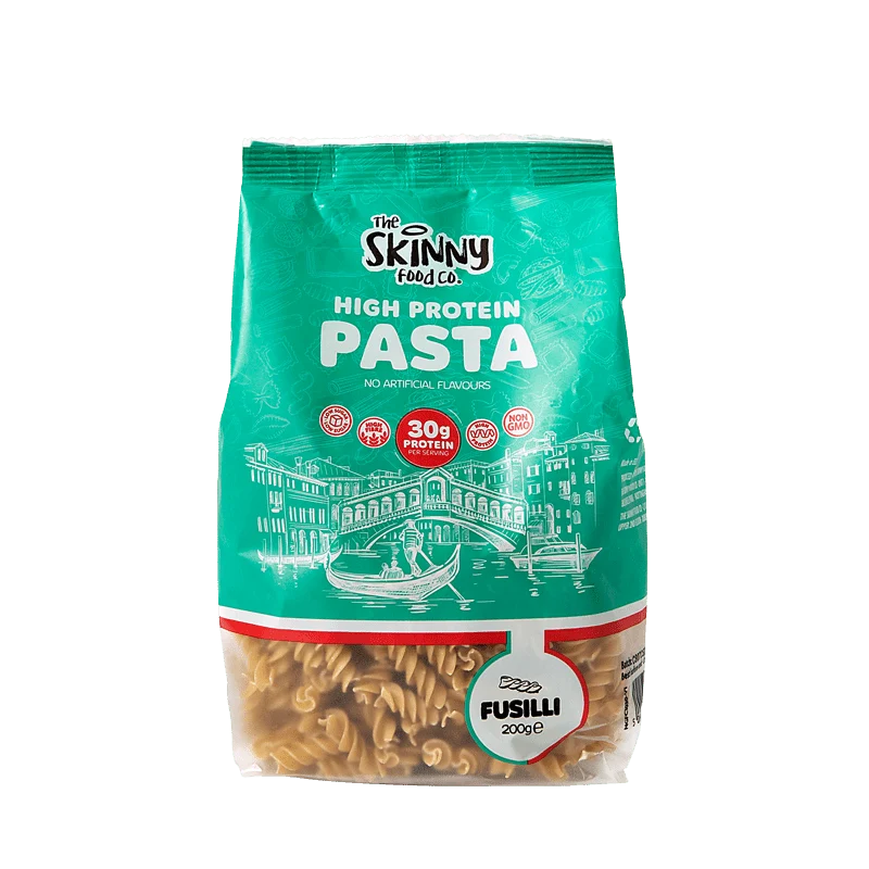 Proteinreiche dünne Fusilli-Nudeln (30 g Protein pro Portion) – 200 g