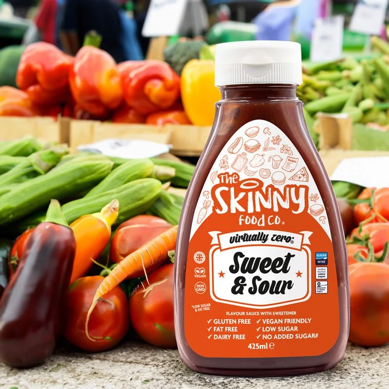 Sweet & Sour Sauce Virtually Zero© Calorie Skinny Sauce - 425ml