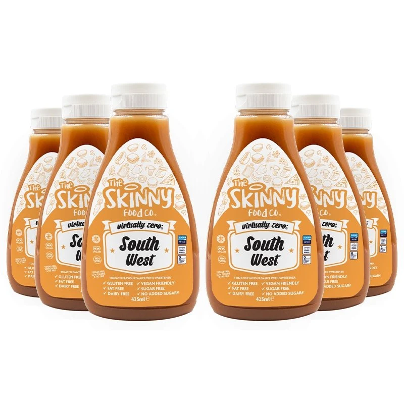 Case South West Virtually Zero© Calorie Skinny Sauce - 425 ml x 6 Einheiten
