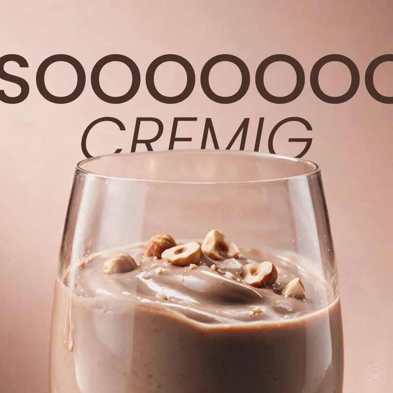 Creamy Protein Nougat-Haselnuss