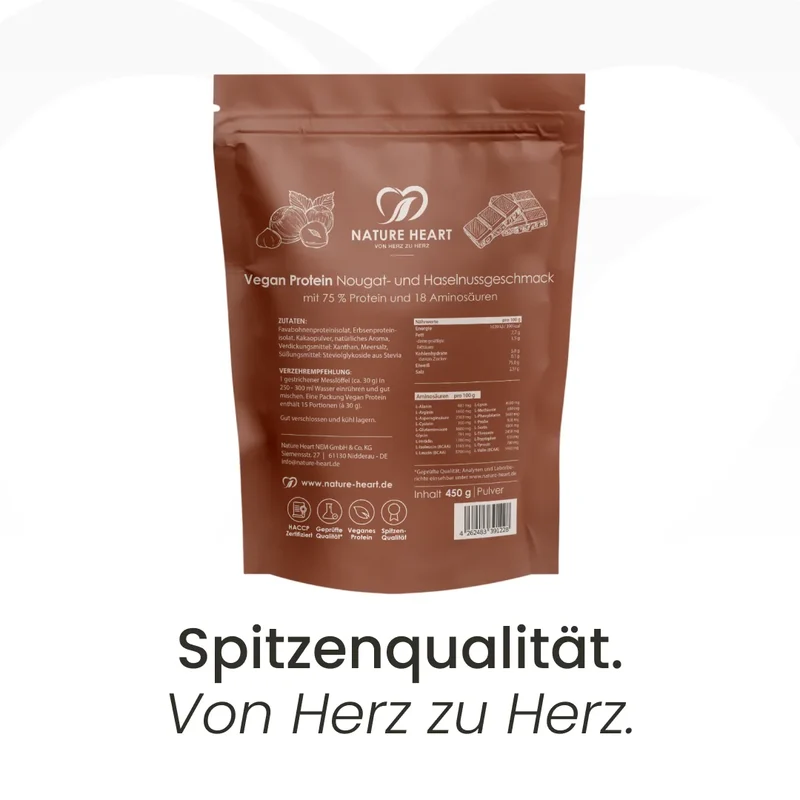 Creamy Protein Nougat-Haselnuss