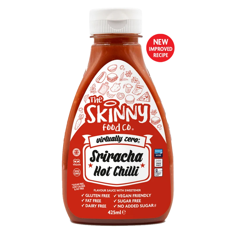 Sriracha Fast Zero© Kalorienfreie, zuckerfreie Skinny Sauce – 425 ml