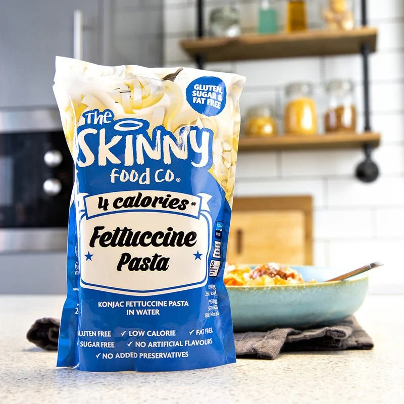 Kalorienarme, dünne Fettuccine-Nudeln – 210 g