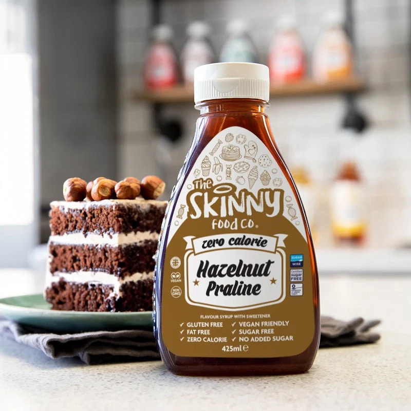 Haselnuss-Pralinen-Null-Kalorien-zuckerfreier Skinny-Sirup – 425 ml