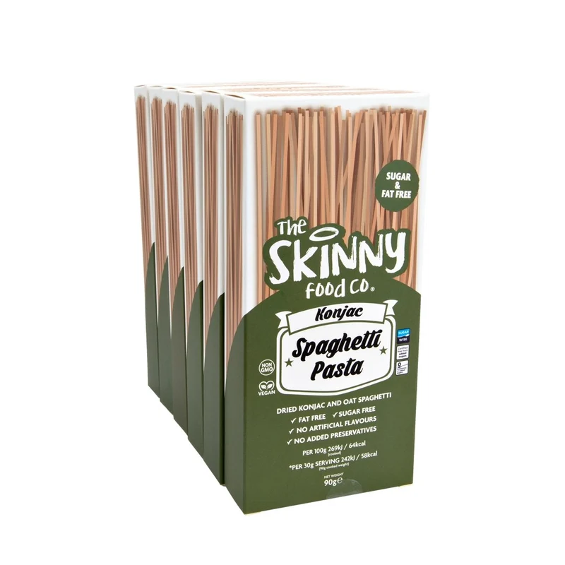 Getrocknete Konjak-Spaghetti-Nudeln – (6 x 90 g Karton)