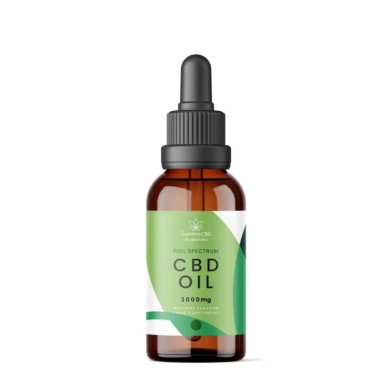 (Ausverkauf, Mindestens haltbar bis, 25. Juni) Supreme CBD-Öl 30 ml (3000 mg)