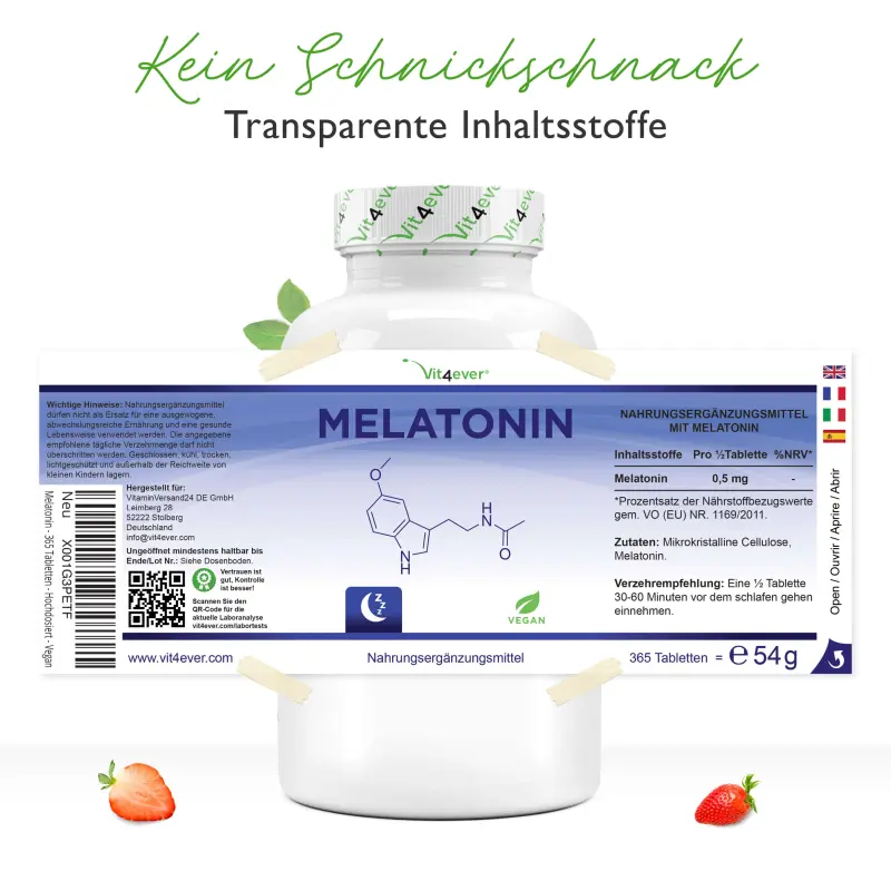 Melatonin (365 Tabletten 1mg)
