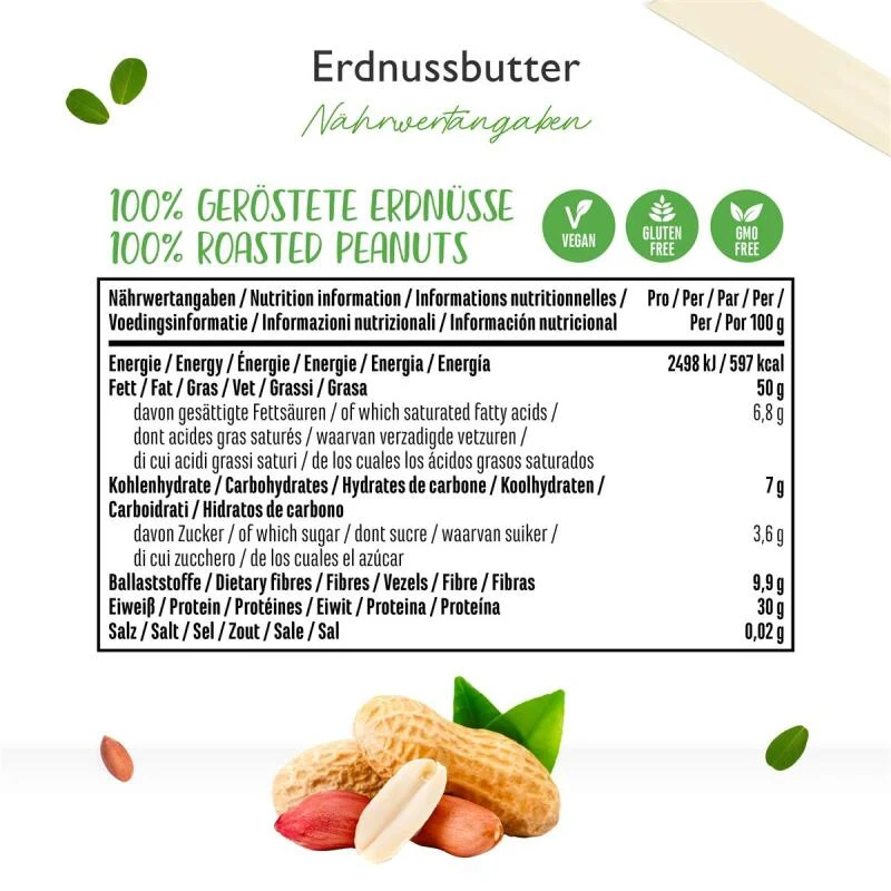 Erdnussbutter - Peanut Butter (1000 g)