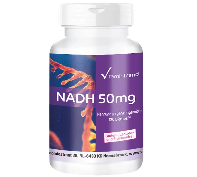 NADH 50mg - hochdosiert Vitamintrend (120 Kapseln)