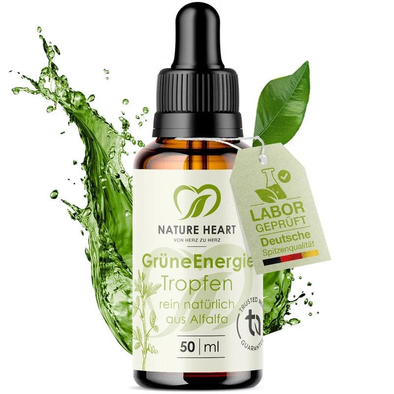 Grüne Energie - Chlorophyll Tropfen
