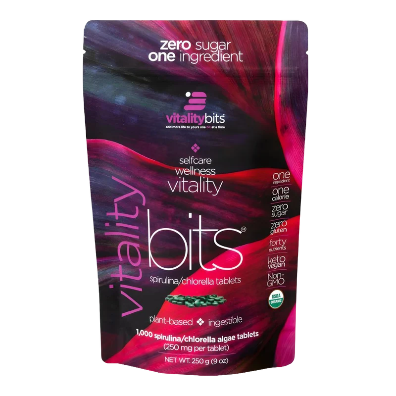 VITALITYbits Spirulina/Chlorella Tablets
