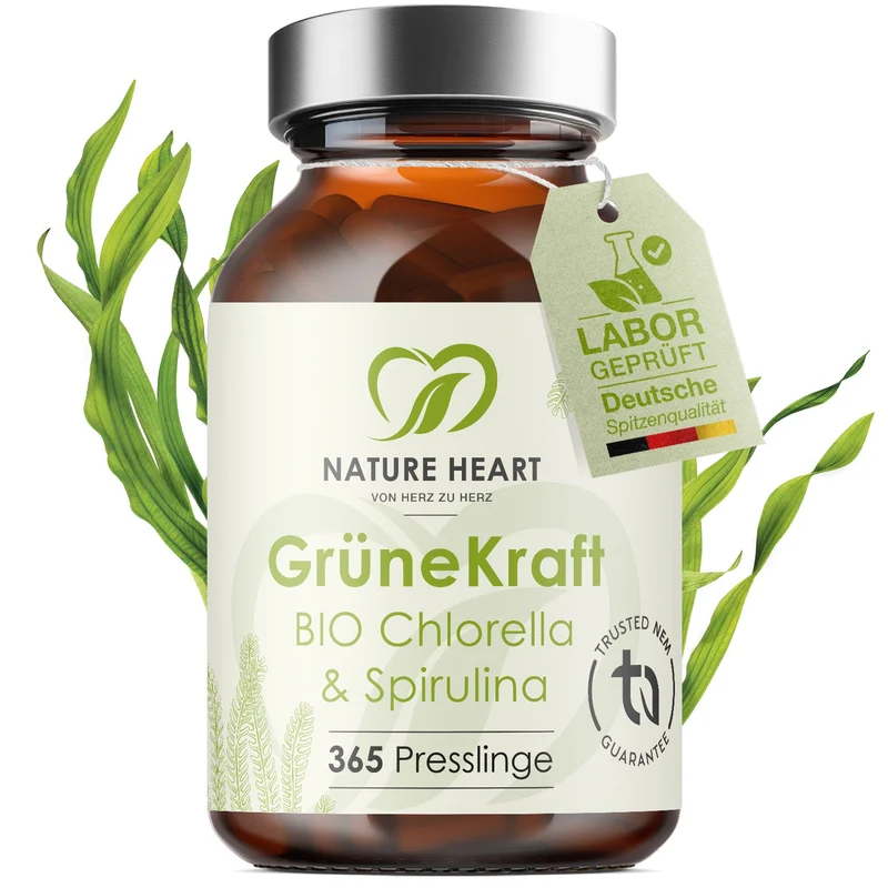 Grüne Kraft - Bio Chlorella & Spirulina