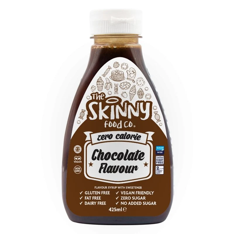 Kalorienfreier, zuckerfreier Skinny-Sirup mit Schokoladengeschmack – 425 ml