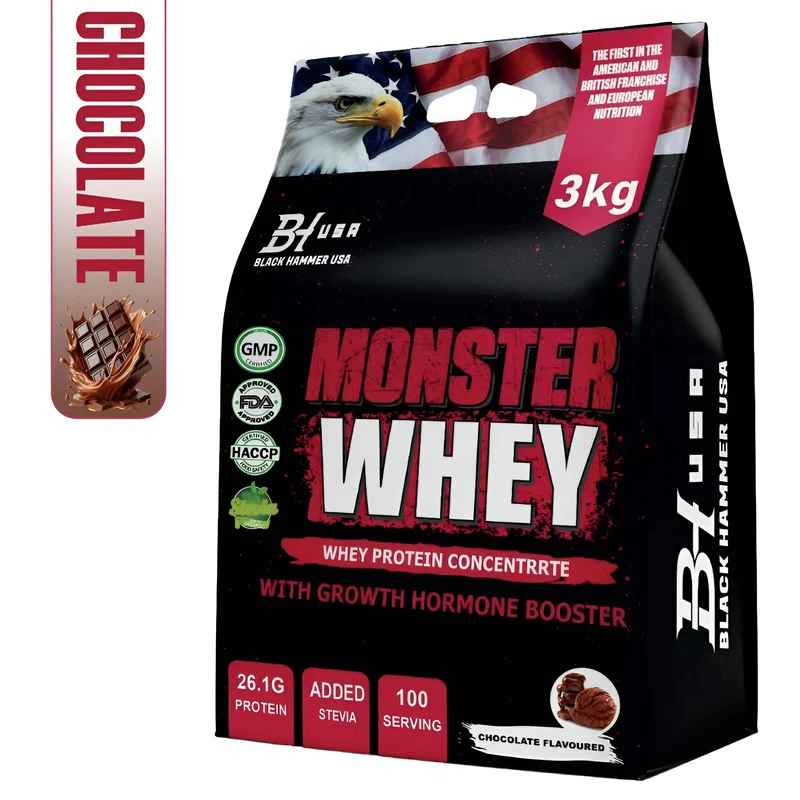 Limited Deal – 2x Monster Whey Protein – Chocolate & Strawberry + Gorilla Crazy Pump _ SAVE 40%