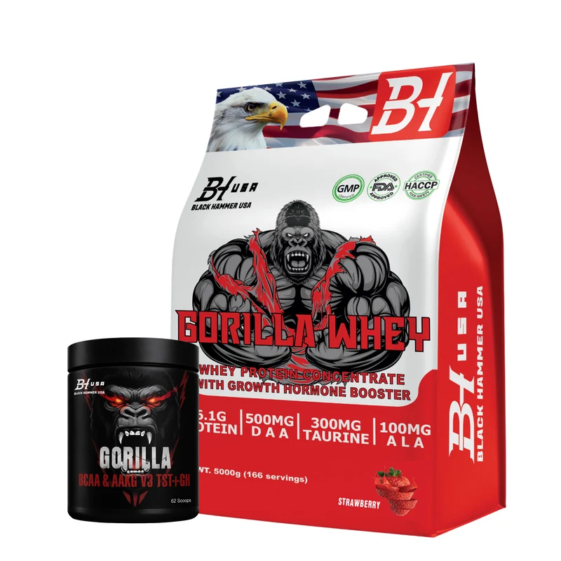 Limited Deal – Gorilla Whey 5k Strawberry + BCAA or Crazy Pump | Buy 1, Get 50% Off 2nd Item