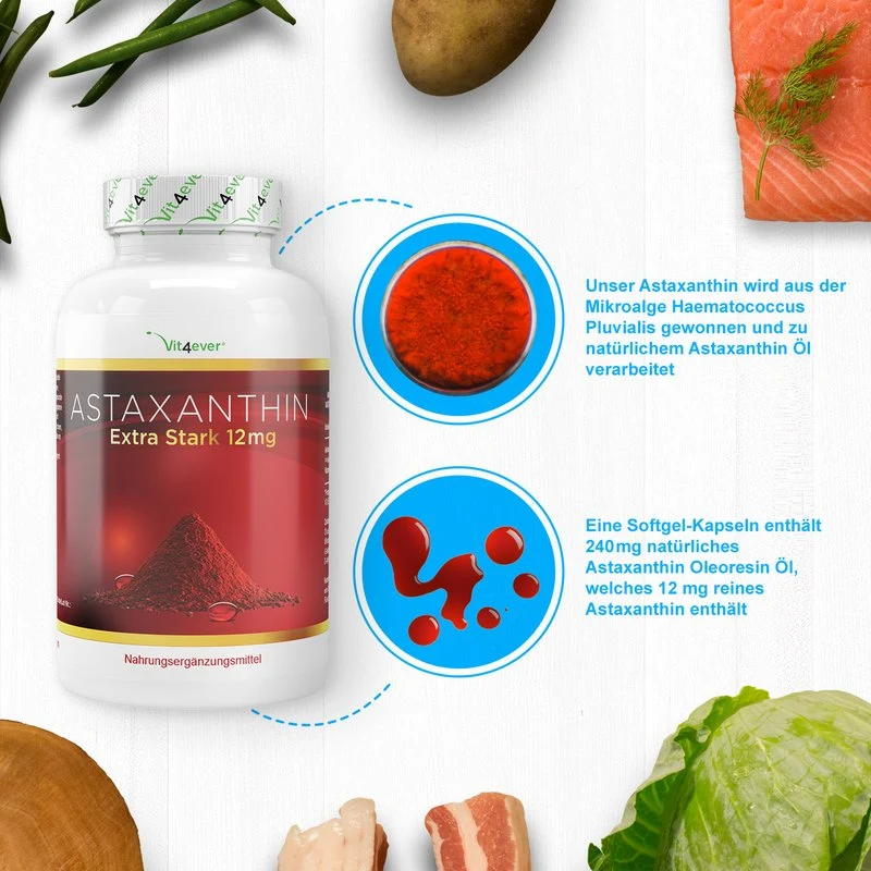 Astaxanthin 12mg vit4ever (150 Softgel Kapseln)