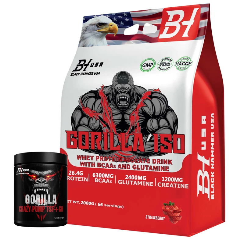 Gorilla ISO + FREE Gorilla Crazy Pump Orange _SAVE 50%