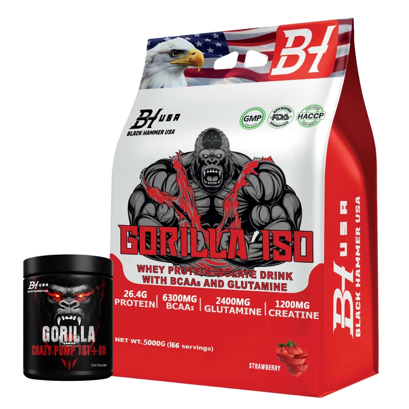 Gorilla ISO + FREE Gorilla Crazy Pump Orange _SAVE 50%