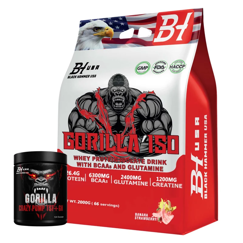 Gorilla ISO + FREE Gorilla Crazy Pump Orange _SAVE 50%
