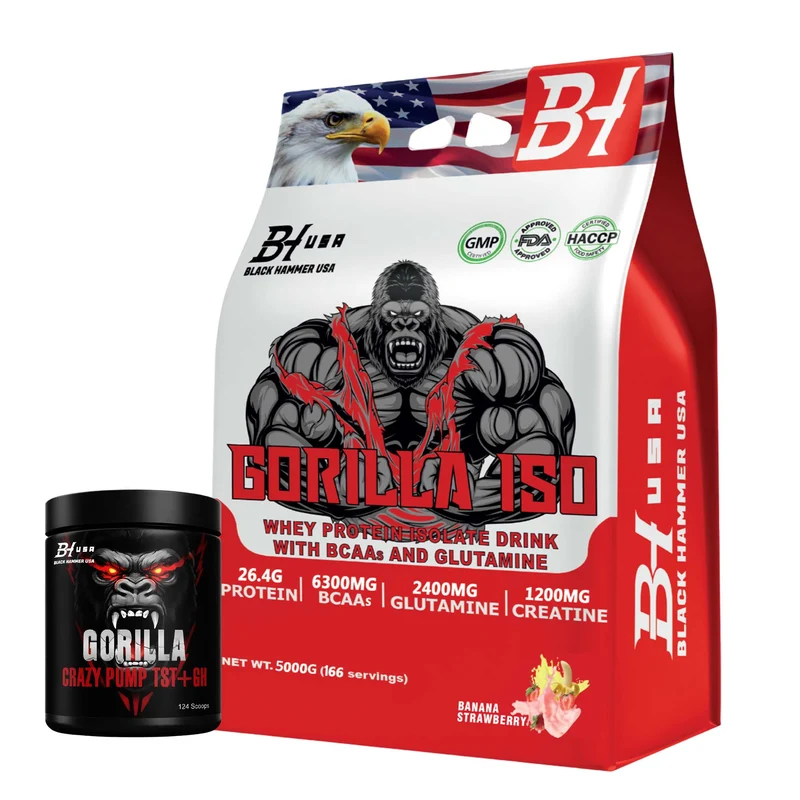 Gorilla ISO + FREE Gorilla Crazy Pump Orange _SAVE 50%