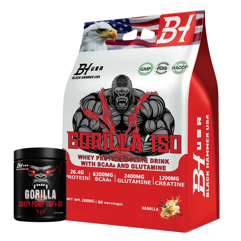 Gorilla ISO + FREE Gorilla Crazy Pump Orange _SAVE 50%