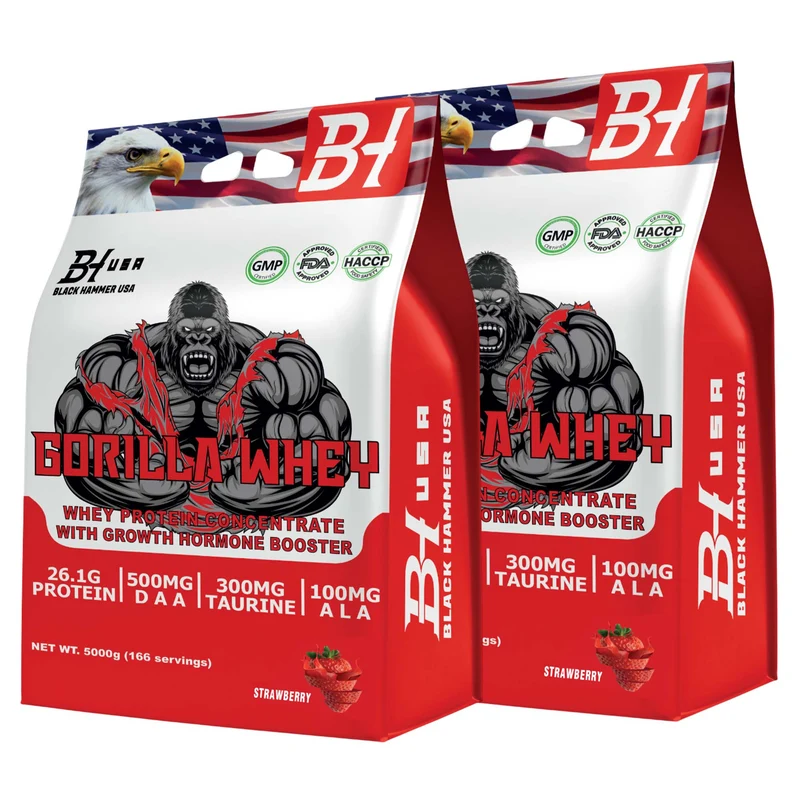 2x Gorilla Whey Protein 5kg – Premium Bundle