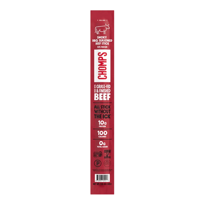 Chomps Grass-Fed and Finished Beef Sticks